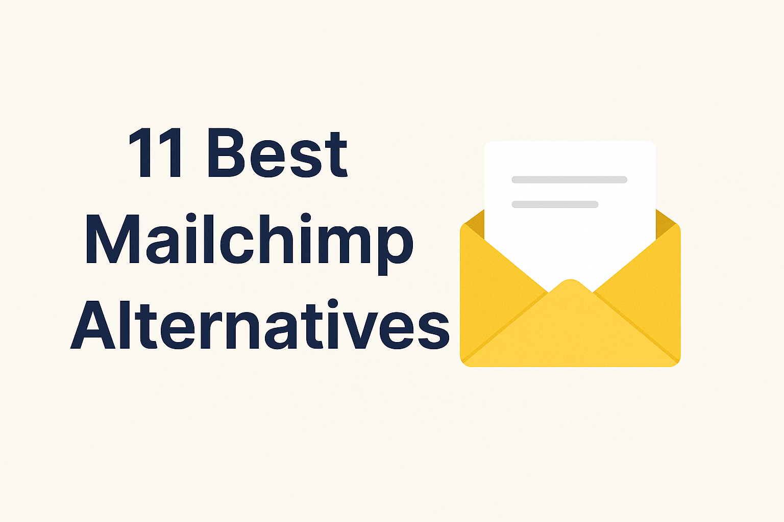 Cover Image for 11 Best Mailchimp Alternatives in 2025: Save Money & Get Better Features