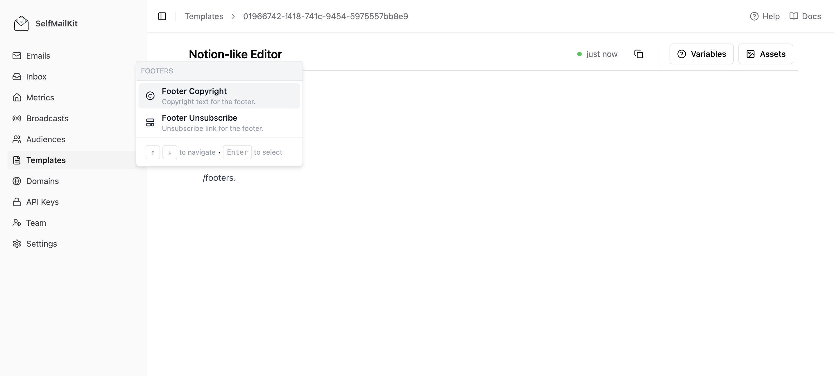 Unsubscribe Footer