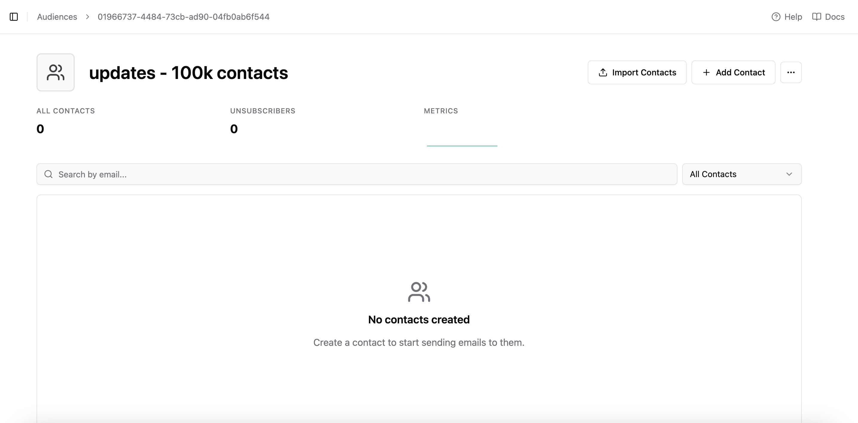 Create Audience