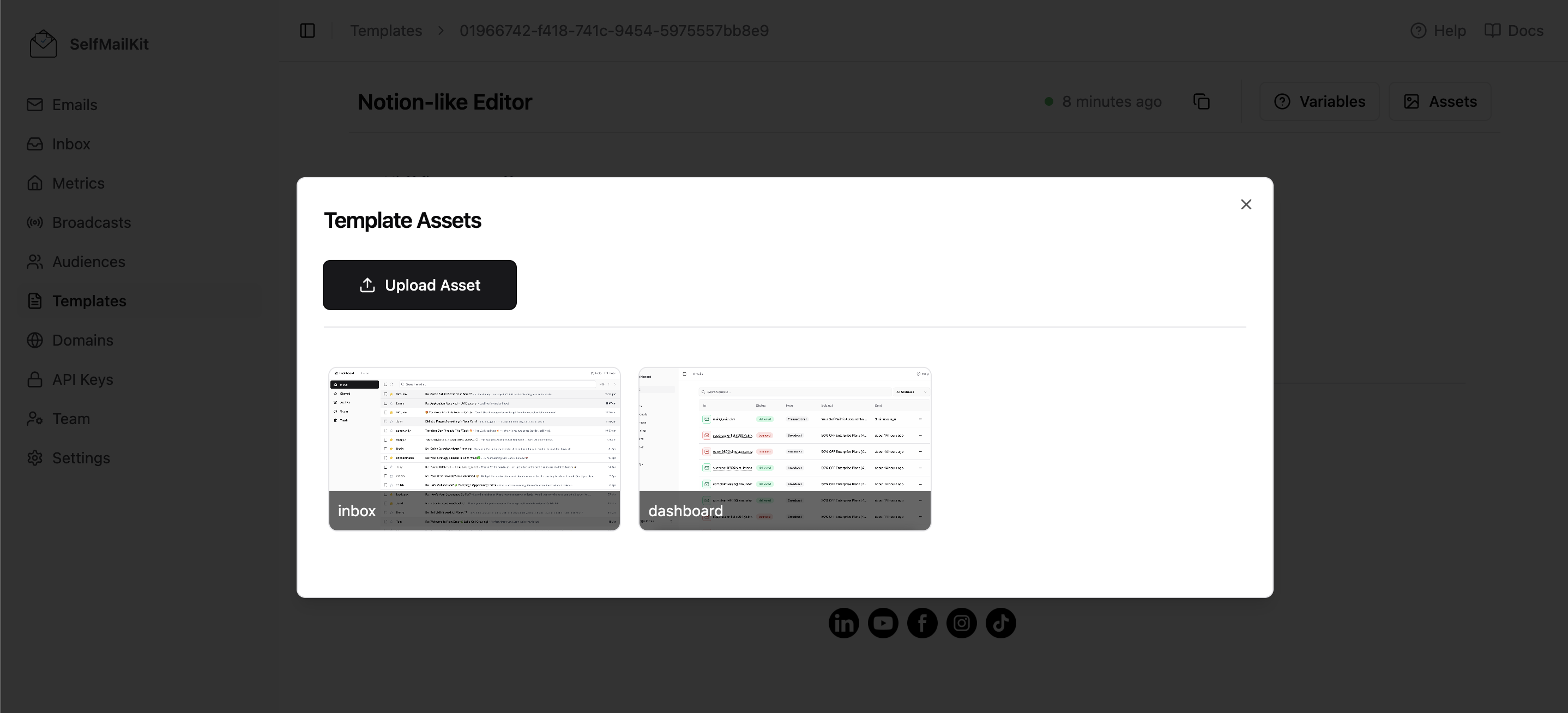 Upload Asset