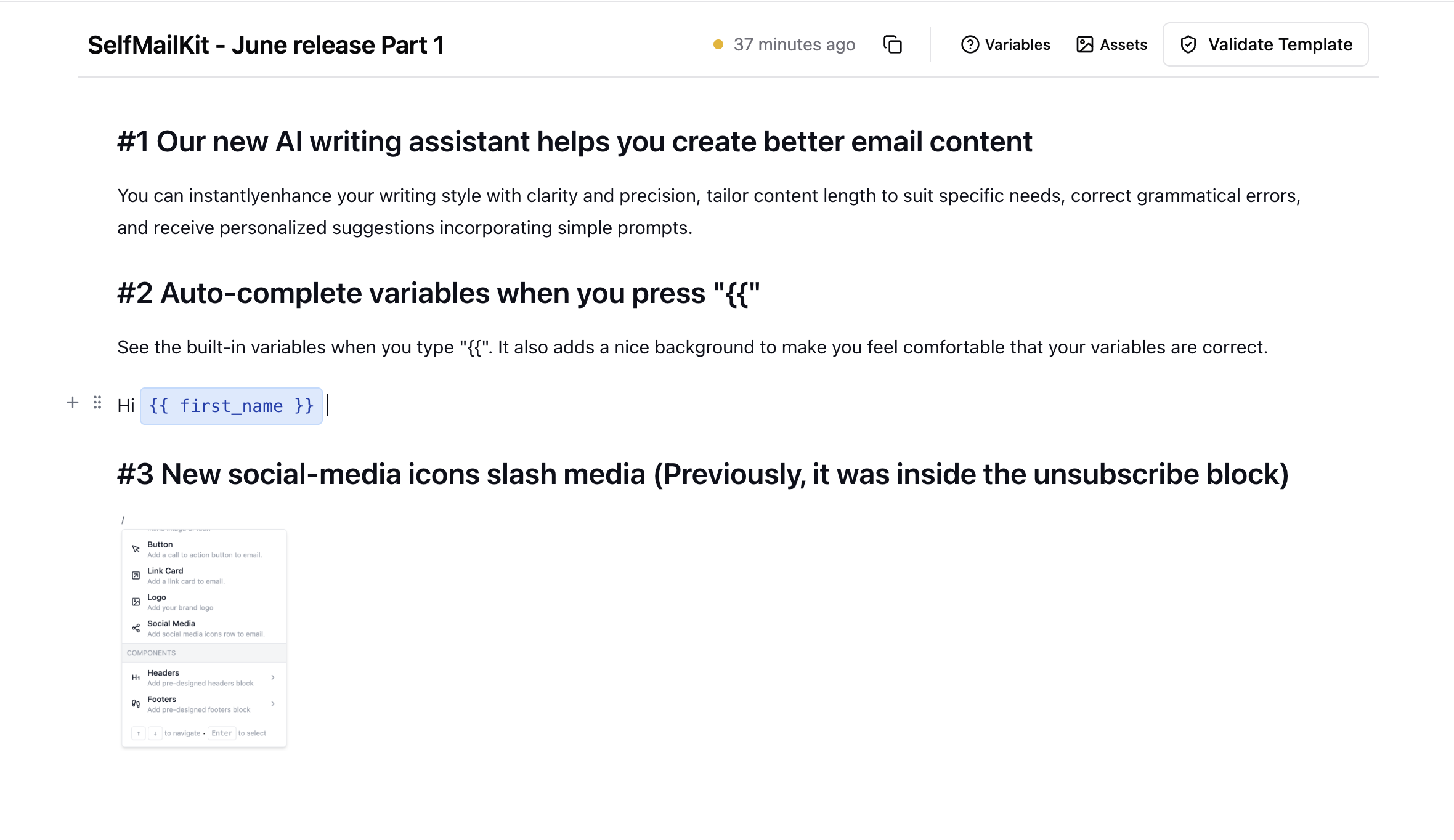 Block-Based Editor June 2025 Overview